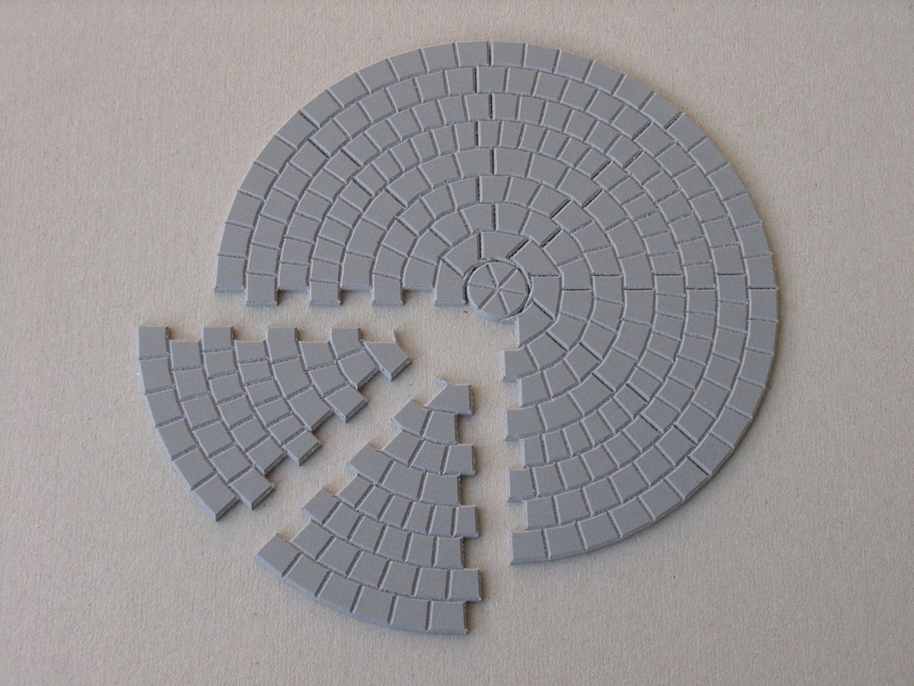 Bild von Pflasterkreis 8x45°, 3mm